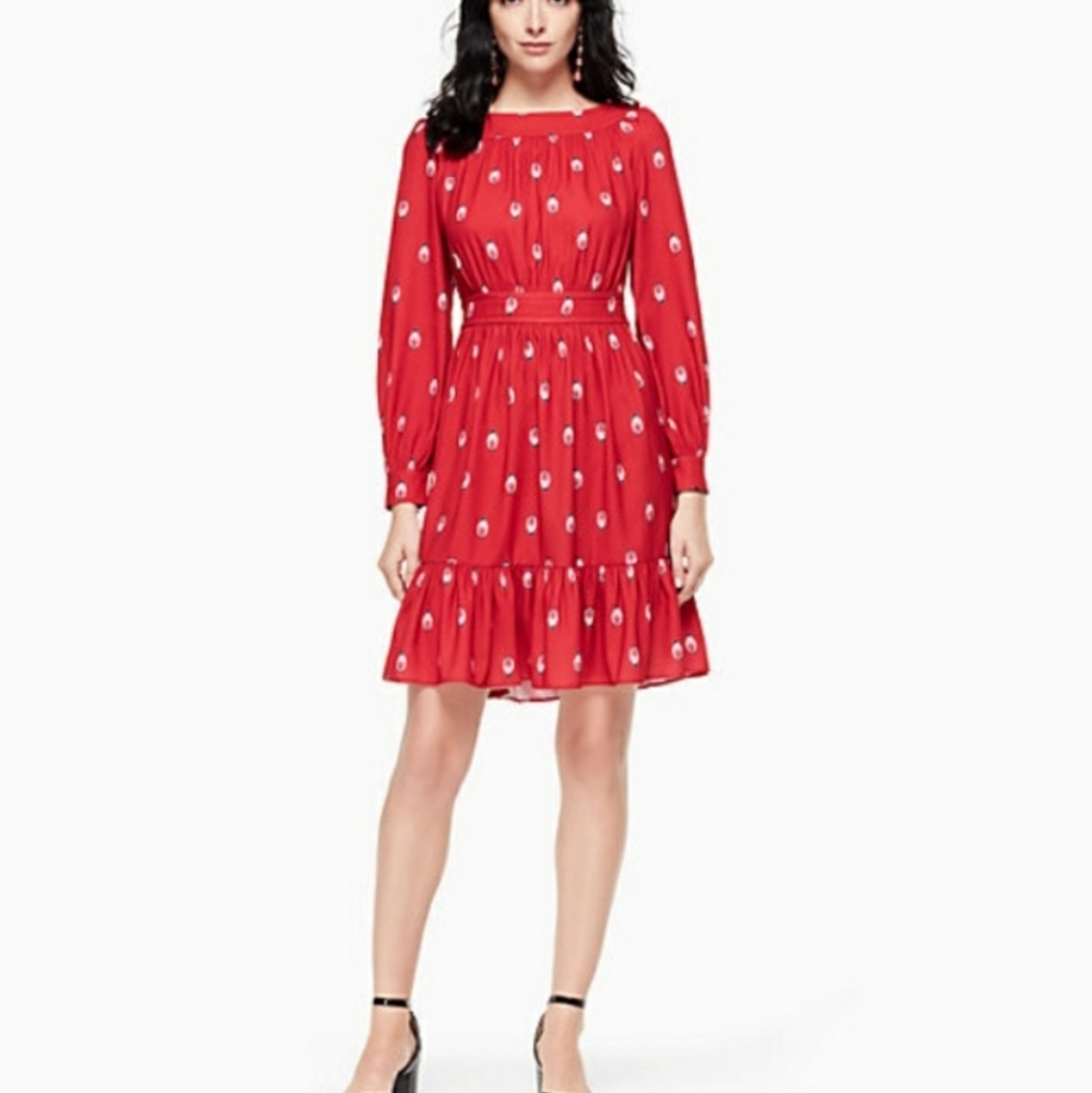 Kate Spade Russian nesting doll peasant dress